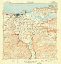 Arecibo Puerto Rico Historical topographic map, 1:30000 scale, 7.5 X 7.5 Minute, Year 1946