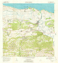 Barceloneta Puerto Rico Historical topographic map, 1:20000 scale, 7.5 X 7.5 Minute, Year 1969