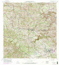 Barranquitas Puerto Rico Historical topographic map, 1:20000 scale, 7.5 X 7.5 Minute, Year 1957