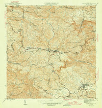 Barranquitas Puerto Rico Historical topographic map, 1:30000 scale, 7.5 X 7.5 Minute, Year 1946