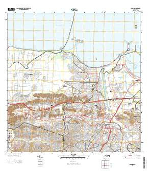 Bayamon Puerto Rico Current topographic map, 1:20000 scale, 7.5 X 7.5 Minute, Year 2013