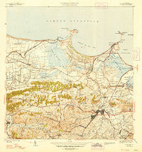 Bayamon Puerto Rico Historical topographic map, 1:30000 scale, 7.5 X 7.5 Minute, Year 1947