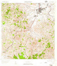 Caguas Puerto Rico Historical topographic map, 1:20000 scale, 7.5 X 7.5 Minute, Year 1957