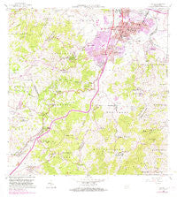 Caguas Puerto Rico Historical topographic map, 1:20000 scale, 7.5 X 7.5 Minute, Year 1964