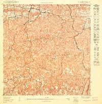 Camuy SO Puerto Rico Historical topographic map, 1:10000 scale, 3.75 X 3.75 Minute, Year 1950