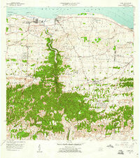 Camuy Puerto Rico Historical topographic map, 1:20000 scale, 7.5 X 7.5 Minute, Year 1957