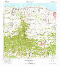 Camuy Puerto Rico Historical topographic map, 1:20000 scale, 7.5 X 7.5 Minute, Year 1972