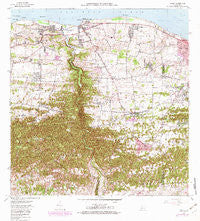 Camuy Puerto Rico Historical topographic map, 1:20000 scale, 7.5 X 7.5 Minute, Year 1972