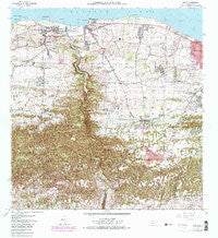Camuy Puerto Rico Historical topographic map, 1:20000 scale, 7.5 X 7.5 Minute, Year 1972