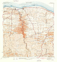 Camuy Puerto Rico Historical topographic map, 1:30000 scale, 7.5 X 7.5 Minute, Year 1942