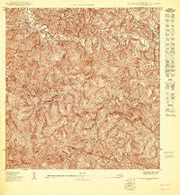 Central La Plata NO Puerto Rico Historical topographic map, 1:10000 scale, 3.75 X 3.75 Minute, Year 1950