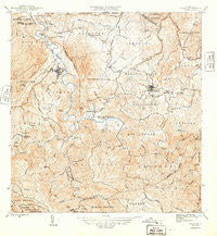 Ciales Puerto Rico Historical topographic map, 1:30000 scale, 7.5 X 7.5 Minute, Year 1946