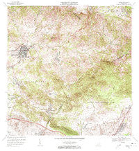Coamo Puerto Rico Historical topographic map, 1:20000 scale, 7.5 X 7.5 Minute, Year 1972