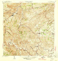 Comerio Puerto Rico Historical topographic map, 1:30000 scale, 7.5 X 7.5 Minute, Year 1946