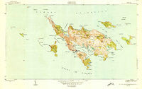 Culebra And Adjacent Islands Puerto Rico Historical topographic map, 1:30000 scale, 7.5 X 7.5 Minute, Year 1950
