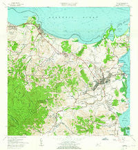 Fajardo Puerto Rico Historical topographic map, 1:20000 scale, 7.5 X 7.5 Minute, Year 1962