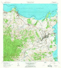 Fajardo Puerto Rico Historical topographic map, 1:20000 scale, 7.5 X 7.5 Minute, Year 1962