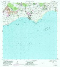 Guayama Puerto Rico Historical topographic map, 1:20000 scale, 7.5 X 7.5 Minute, Year 1970