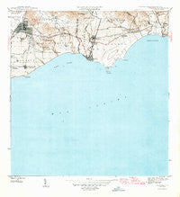 Guayama Puerto Rico Historical topographic map, 1:30000 scale, 7.5 X 7.5 Minute, Year 1946
