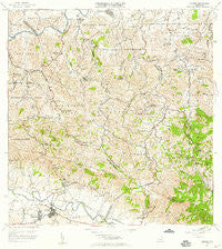 Gurabo Puerto Rico Historical topographic map, 1:20000 scale, 7.5 X 7.5 Minute, Year 1957