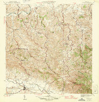 Gurabo Puerto Rico Historical topographic map, 1:30000 scale, 7.5 X 7.5 Minute, Year 1946