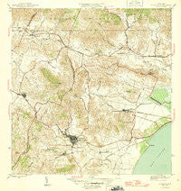 Humacao Puerto Rico Historical topographic map, 1:30000 scale, 7.5 X 7.5 Minute, Year 1946