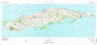 Isla De Vieques Puerto Rico Historical topographic map, 1:30000 scale, 7.5 X 7.5 Minute, Year 1951