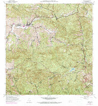 Jayuya Puerto Rico Historical topographic map, 1:20000 scale, 7.5 X 7.5 Minute, Year 1960