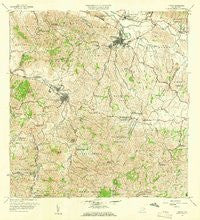 Juncos Puerto Rico Historical topographic map, 1:20000 scale, 7.5 X 7.5 Minute, Year 1958