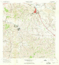 Juncos Puerto Rico Historical topographic map, 1:20000 scale, 7.5 X 7.5 Minute, Year 1967
