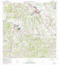 Juncos Puerto Rico Historical topographic map, 1:20000 scale, 7.5 X 7.5 Minute, Year 1967