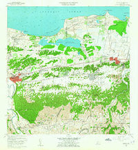 Manati Puerto Rico Historical topographic map, 1:20000 scale, 7.5 X 7.5 Minute, Year 1958