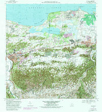 Manati Puerto Rico Historical topographic map, 1:20000 scale, 7.5 X 7.5 Minute, Year 1969