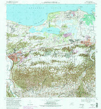 Manati Puerto Rico Historical topographic map, 1:20000 scale, 7.5 X 7.5 Minute, Year 1969