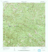 Maricao Puerto Rico Historical topographic map, 1:20000 scale, 7.5 X 7.5 Minute, Year 1960