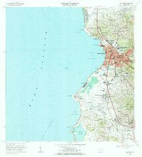 Mayaguez Puerto Rico Historical topographic map, 1:20000 scale, 7.5 X 7.5 Minute, Year 1964