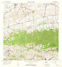 Moca Puerto Rico Historical topographic map, 1:20000 scale, 7.5 X 7.5 Minute, Year 1964