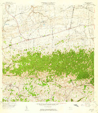 Moca Puerto Rico Historical topographic map, 1:20000 scale, 7.5 X 7.5 Minute, Year 1956