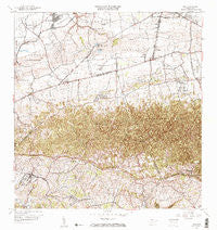 Moca Puerto Rico Historical topographic map, 1:20000 scale, 7.5 X 7.5 Minute, Year 1964