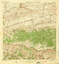Moca Puerto Rico Historical topographic map, 1:30000 scale, 7.5 X 7.5 Minute, Year 1942