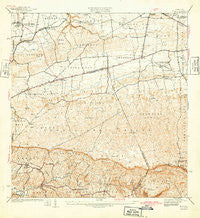 Moca Puerto Rico Historical topographic map, 1:30000 scale, 7.5 X 7.5 Minute, Year 1942
