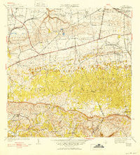 Moca Puerto Rico Historical topographic map, 1:30000 scale, 7.5 X 7.5 Minute, Year 1942