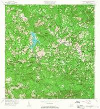 Monte Guilarte Puerto Rico Historical topographic map, 1:20000 scale, 7.5 X 7.5 Minute, Year 1960