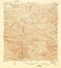 Naranjito Puerto Rico Historical topographic map, 1:30000 scale, 7.5 X 7.5 Minute, Year 1946