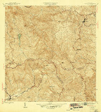 Orocovis Puerto Rico Historical topographic map, 1:30000 scale, 7.5 X 7.5 Minute, Year 1946
