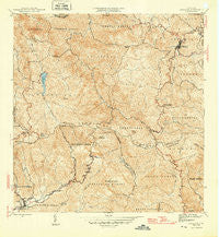 Orocovis Puerto Rico Historical topographic map, 1:30000 scale, 7.5 X 7.5 Minute, Year 1946