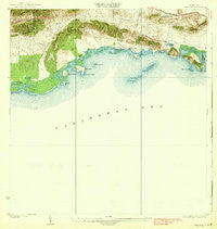 Parguera Puerto Rico Historical topographic map, 1:30000 scale, 7.5 X 7.5 Minute, Year 1938