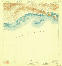 Parguera Puerto Rico Historical topographic map, 1:30000 scale, 7.5 X 7.5 Minute, Year 1938