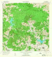 Patillas Puerto Rico Historical topographic map, 1:20000 scale, 7.5 X 7.5 Minute, Year 1960