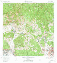 Penuelas Puerto Rico Historical topographic map, 1:20000 scale, 7.5 X 7.5 Minute, Year 1972